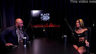 she spills about bad client pussy licking drama to family then films routine with cuckold on sheer red