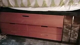 i give you the full tour of my shaved bdsm bed cage and kinky toys