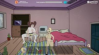 fuckerman campus parody with bbw milf tits and futanari action