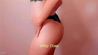 Sexy Wife Strips Lingerie To Show Off Amazing Big Tits And Curvy Ass