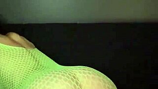 Nadia diamo shakes her sexy latina petite ass in fishnets slow motion twerk compilation