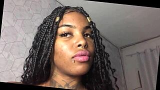 EbonY french goddess gives joi femdom humiliation jerk your cock barefoot pov 😏👣