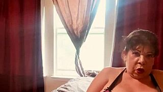 sexy big tits babe masturbates her boobs