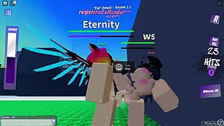 I'm going all out dominating every Roblox challenge with total commitment and skill