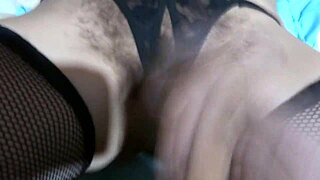 fuck yes three fat cumshots blast my hairy milf pussy with hubby away!