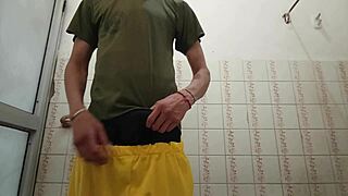 Young guy with full load braces for a messy, cheesy adventure ahead