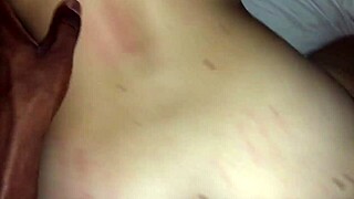 Interracial Cock Ravages Married Bride's Wedding Day Pussy