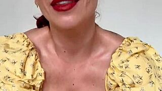 saucy brazilian milf dances seductively stripping panties off tight lingerie