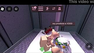 A wild encounter with a naughty girl from Roblox