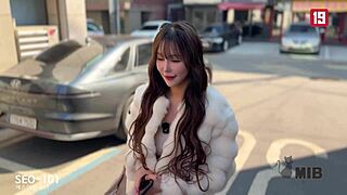 busty korean beauty submits perfectly in romantic interview fuck