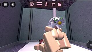 A wild encounter with a naughty girl from Roblox