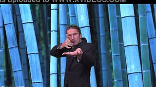 Is This Sexy Brunette Weather Girl Ripping Clothes For Public Outdoor Striptease Teasing Nude Undressing?