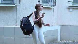 met cute stranger in hostel fucked got cum on my tits