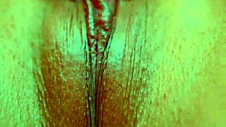 Gorgeous brunette teen babe slips into baby doll showing off her tight pinkest features