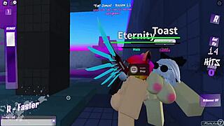 I'm going all out dominating every Roblox challenge with total commitment and skill
