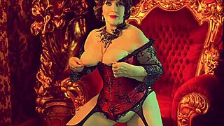 Granny Carmen slurps deep on GILF Angel's throbbing cock?