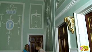 hey, watch this blonde go crazy licking her girlfriend's juicy ass