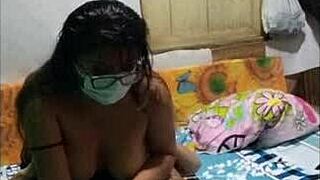 Step Sister Climbs on Chest Drops Panties Sucks Cock I Lick Her Vagina She Has Intense Orgasms