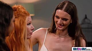 Who's Up for Hot Pussy Licking Big Tits Lesbian Threesome with Face Sitting