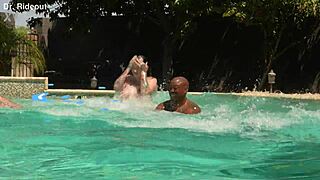 Double Vaginal Pool Fuck Pays Off Big For Tiffany Nacke