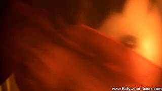 beautiful indian milf brunette lays down dancing solo amateur style