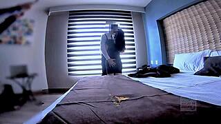 My wife rides that huge cock so wildly in front of me she never moves like this with husband watching