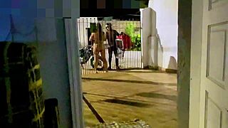 Wife Pays Pizza Guy With Her Tight Ass In Public Street Fuck