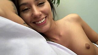 charlotte mae rides scott stark in household teen fantasy