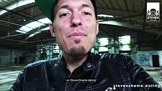 latina slut zara mendez squirts wildly outdoors on steven shame's huge cock