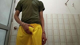 Young guy with full load braces for a messy, cheesy adventure ahead