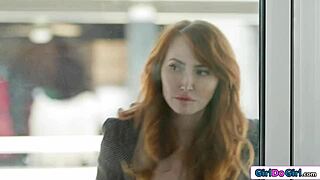 My new lesbian milf neighbors with big tits suck and lick my wet pussy during welcome