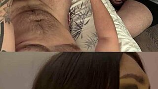 shh cuckold watches his fat curvy wife slobber old man's cock 👀🍆💦