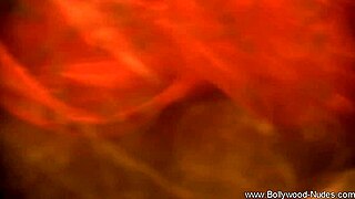 beautiful indian milf brunette lays down dancing solo amateur style