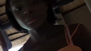 ebony teen gets her tight pussy wrecked by huge white cock in raw pov