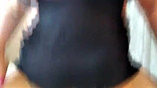 chronicles of moscow mature couple's wet pussy riding and creampie sex life on cam