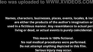 lotus lain spreads for patient's pov in humiliating latex exam