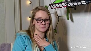 dare you watch exhibitionist holly finger wet pussy in hallway?