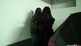 german 18yr old teen bimbo pays ride with skinny public fuck from huge cock