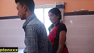 Desi Village Girl's Tight Pussy Gets Romantic College Boy Pounding