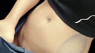 after workout this hottie sneaks to crowded bathroom for pussy licking orgasm creampie and ass munch