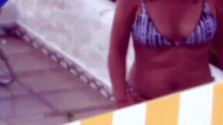 at the beach my stepson unloads three huge cumshots deep in my hairy milf pussy that day 🌴💦😜