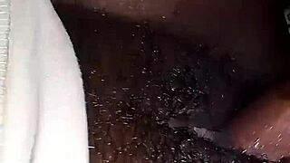 friend's fat wife spreads hairy pussy for hard cock pounding