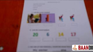 slutty latina teacher begs for cum deep in her shaved pussy to pass the dirty-talk classroom exam