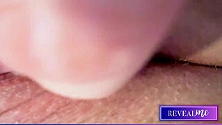 horny milf fingers tight pussy with vibrator to squirting orgasm blast