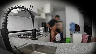 colombian latina nympho neighbor caught on hidden cam doggystyle skirt up