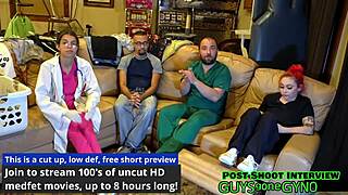 nurse angel ramirez spreads ass in latex gloves fetish roleplay