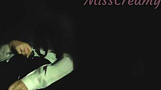 stepdad gropes stepdaughter's wet squirting pussy in car on drive home from school bending her over for doggystyle