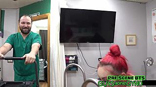 nurse angel ramirez spreads ass in latex gloves fetish roleplay