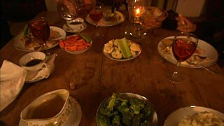 bro, brooke ballentyne's chaps stay on during deep creampie