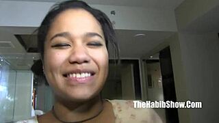 Loni Legend strips and gets her sexy blasian pussy ripped by fan Derek Forreal's monster cock.